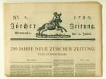 200 Jahre Neue Zürcher Zeitung 1780 - 1980