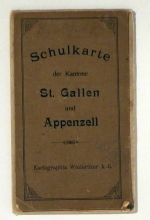 Randegger's Schulkarte der Kantone St. Gallen und Appenzell