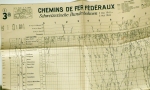 [Grafischer Fahrplan der] Schweizerische[n] Bundesbahnen. 5. Mai 1941 - 3. Mai 1942. [Blatt] 1b. [Lausanne - Fribourg - Bern]. [Blatt] 3a. [Lausanne - Neuchâtel - Biel/Bienne]