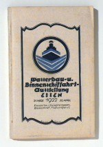 Führer durch die Wasserbau- und Binnenschiffahrt-Ausstellung Essen 1922