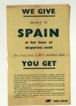 We give money to Spain in her hour of desperate need for every new L.B.C. member that you get
