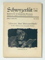 Schwyzer, läset Schwyzerdütsch!