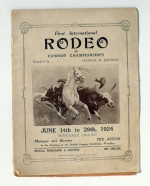 First International Rodeo or Cowboy Championships June 14th to 28th 1924