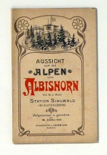 Aussicht auf die Alpen vom Albishorn,  915 M. &uuml;. M. Station Sihlwald (Sihlthalbahn)