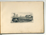 Fotoalbum mit Dampflokomotiven