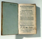 Dictionnaire géographique portatif, ou
