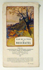 Plan de la ville de Neuchâtel