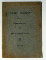 Fromers "Lebenswerk"