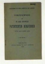 Verzeichniss der in der Schweiz patentierten Bergführer für das Jahr 1896 = Liste des guides de montagnes patentés ein Suisse pour l'année 1896