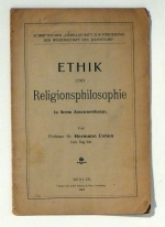 Ethik und Religionsphilosophie in ihrem Zusammenhange