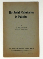The Jewish Colonisation in Palestine