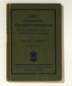 Hirt's Esperanto Taschenwörterbuch