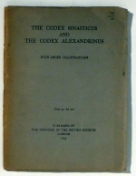 The Codex Sinaiticus and the Codex Alexandrinus