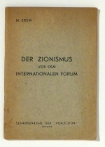 Der Zionismus vor dem internationalen Forum
