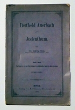 Berthold Auerbach und das Judenthum