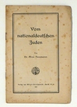 Vom nationaldeutschen Juden