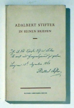 Adalbert Stifter in seinen Briefen
