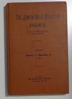 The Jewish Daily Bulletin Index