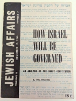 How Israel will be governed