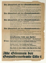 Der Hauptstoss gilt der Sozialdemokratie