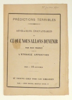 Pr&eacute;dictions terribles