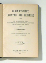 Landwirtschaft, Industrie und Handwerk oder: Die Vereinigung von Industrie und Landwirtschaft, geistiger und k&ouml;rperlicher Arbeit