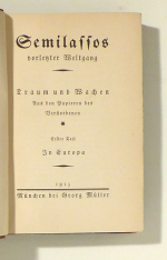 Semilassos vorletzter Weltgang